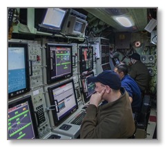 Submarine Control Room - Combat Control Consoles