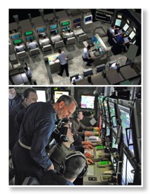 Viginia Class Submarine Control Room